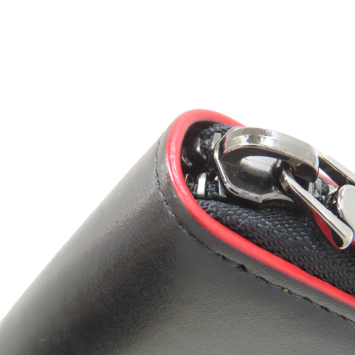 Christian Louboutin logo Long wallet (with coin pocket) Leather Ladies [Used]
