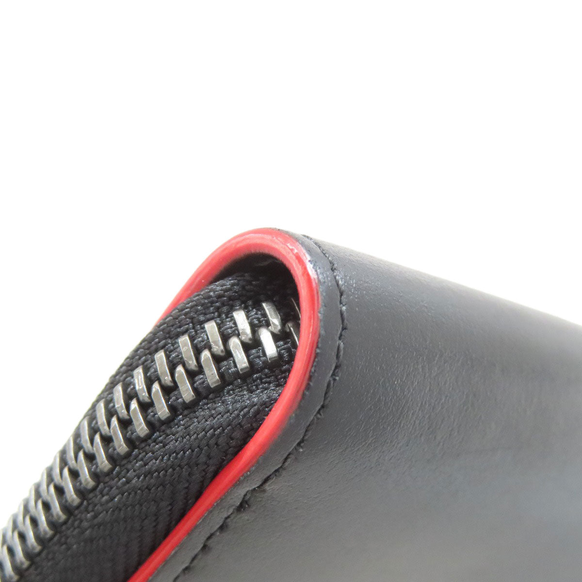 Christian Louboutin logo Long wallet (with coin pocket) Leather Ladies [Used]