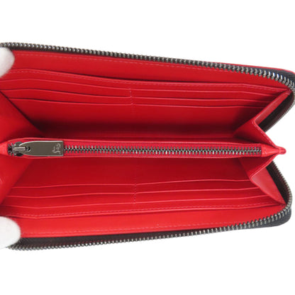 Christian Louboutin logo Long wallet (with coin pocket) Leather Ladies [Used]