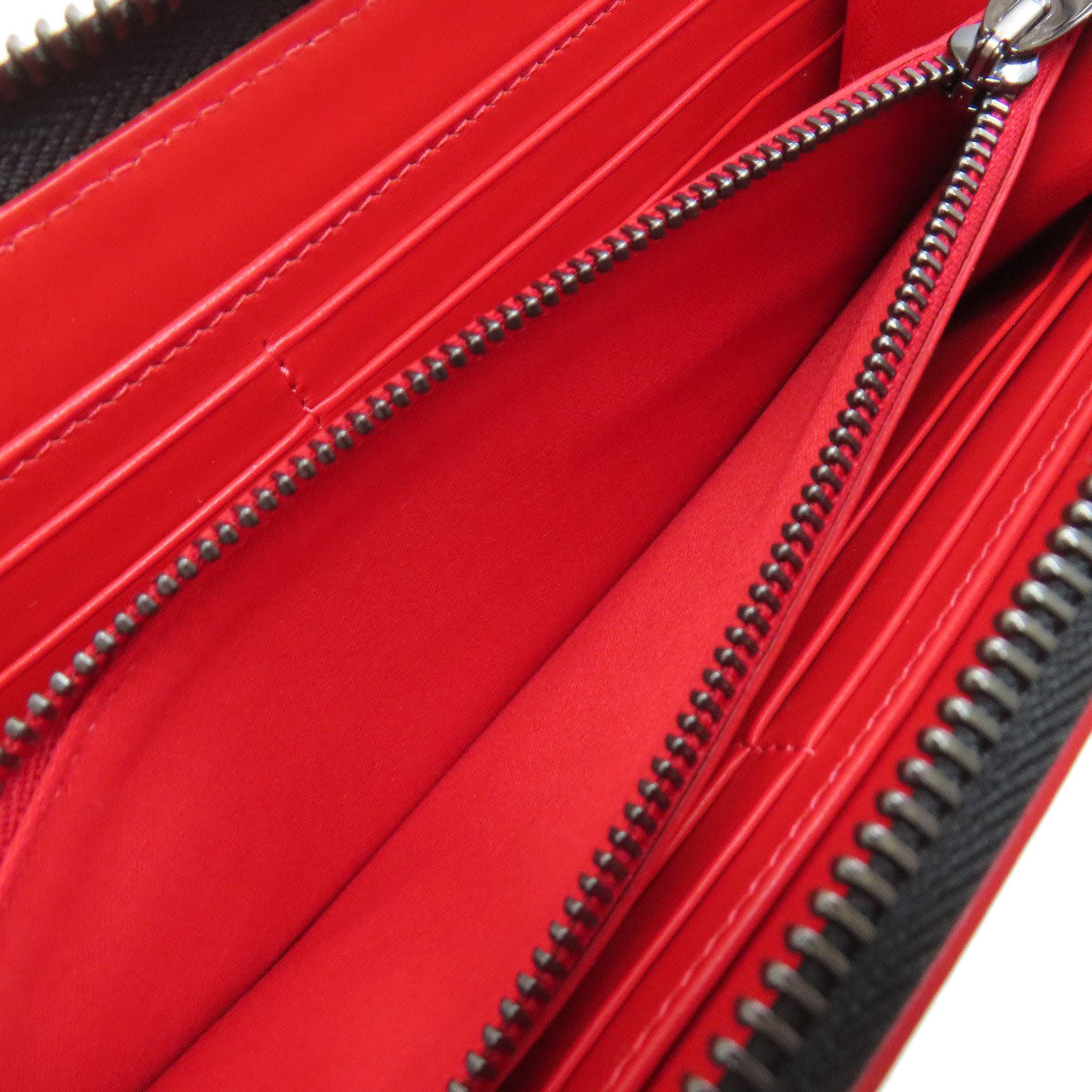 Christian Louboutin logo Long wallet (with coin pocket) Leather Ladies [Used]