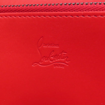 Christian Louboutin logo Long wallet (with coin pocket) Leather Ladies [Used]