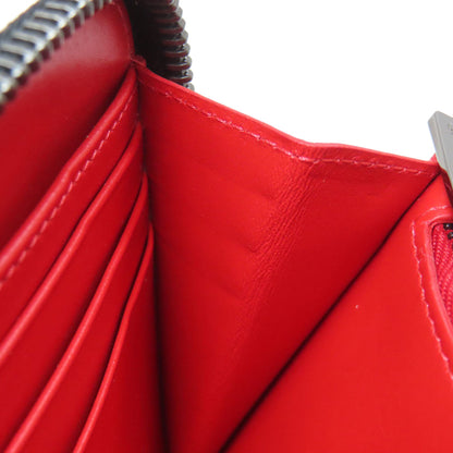 Christian Louboutin logo Long wallet (with coin pocket) Leather Ladies [Used]