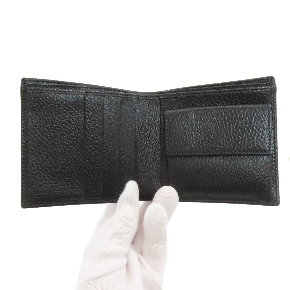 GUCCI 150413 Outlet GG Bifold Wallet with Coin Pocket Nylon Ladies [Used]