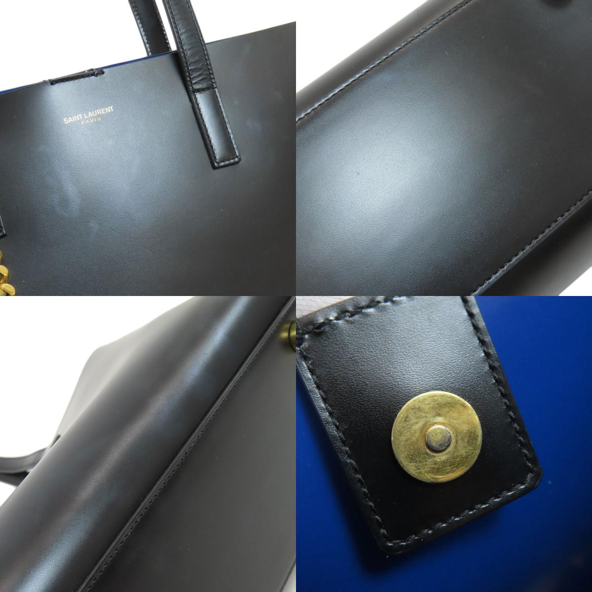 サンローラン ロゴチェーン ハンドバッグ カーフ レディース 【中古】【SAINT LAURENT】