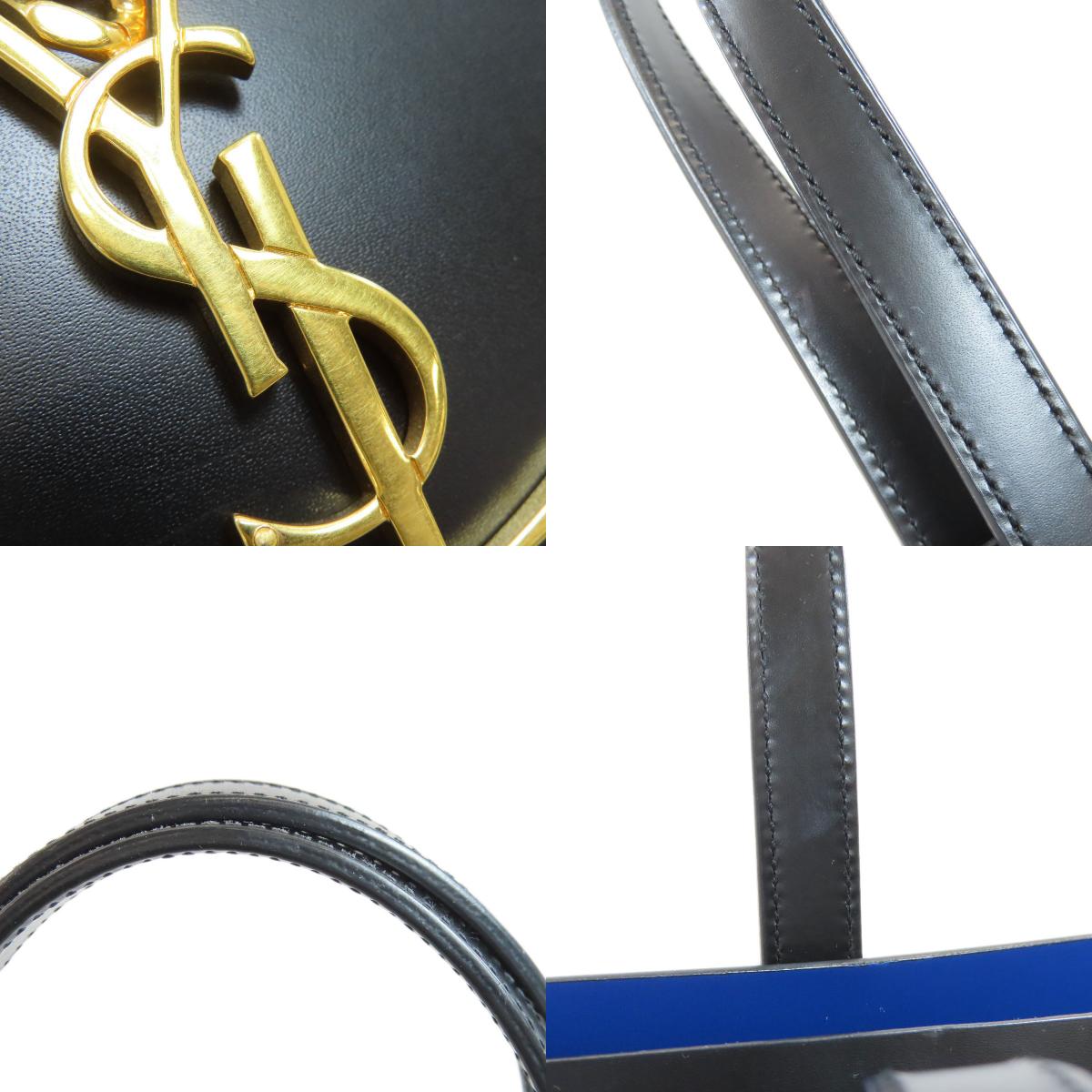 サンローラン ロゴチェーン ハンドバッグ カーフ レディース 【中古】【SAINT LAURENT】