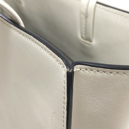 PRADA Embossed triangle 2WAY Handbag Calf Ladies [Used]