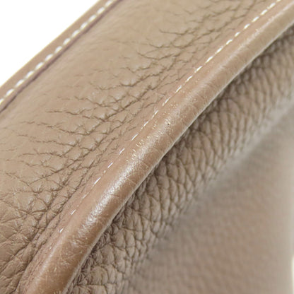 HERMES Evelyne TPM Etoupe SilverHardware Shoulder Bag Taurillon Clemence Ladies [Used]
