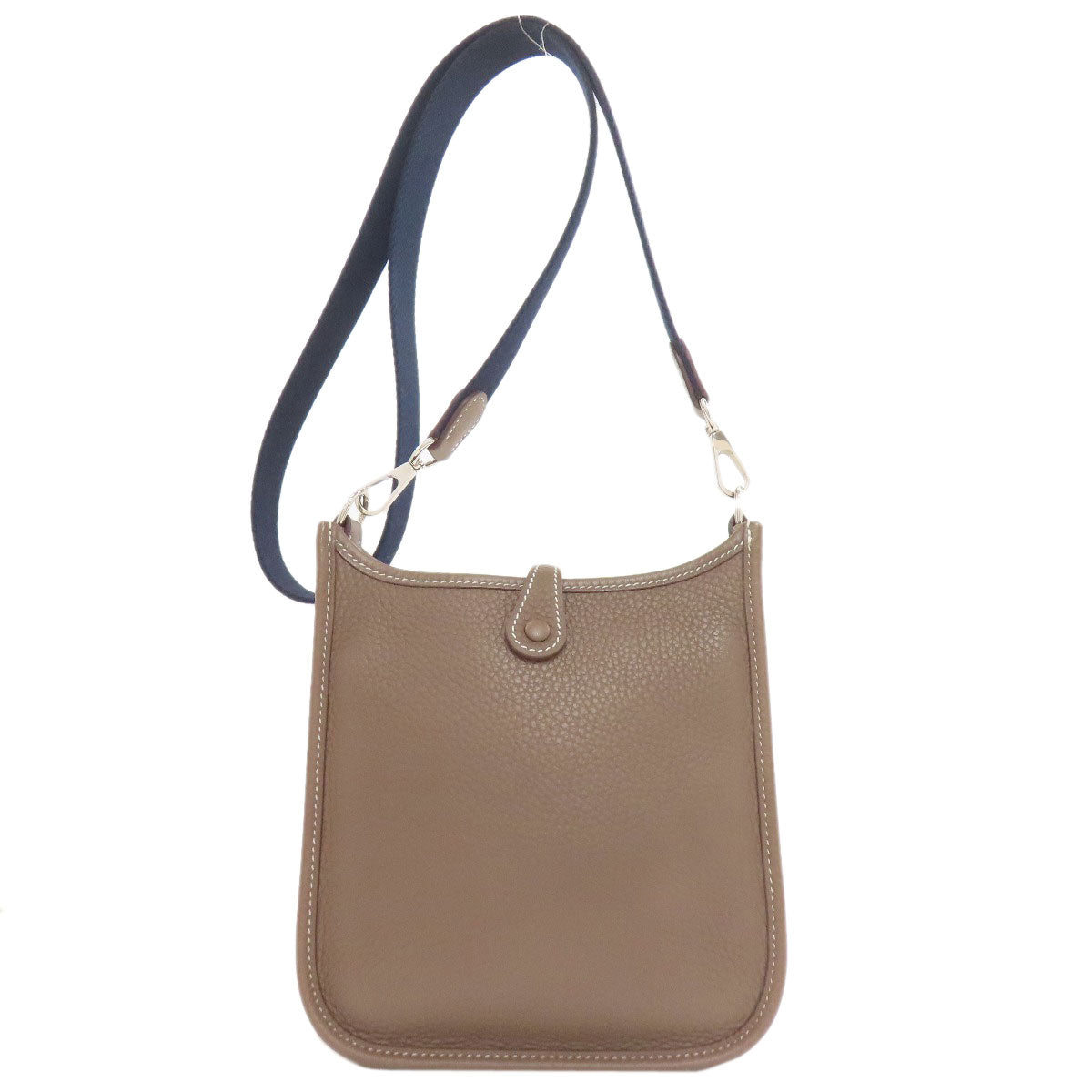 HERMES Evelyne TPM Etoupe SilverHardware Shoulder Bag Taurillon Clemence Ladies [Used]