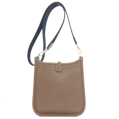 HERMES Evelyne TPM Etoupe SilverHardware Shoulder Bag Taurillon Clemence Ladies [Used]
