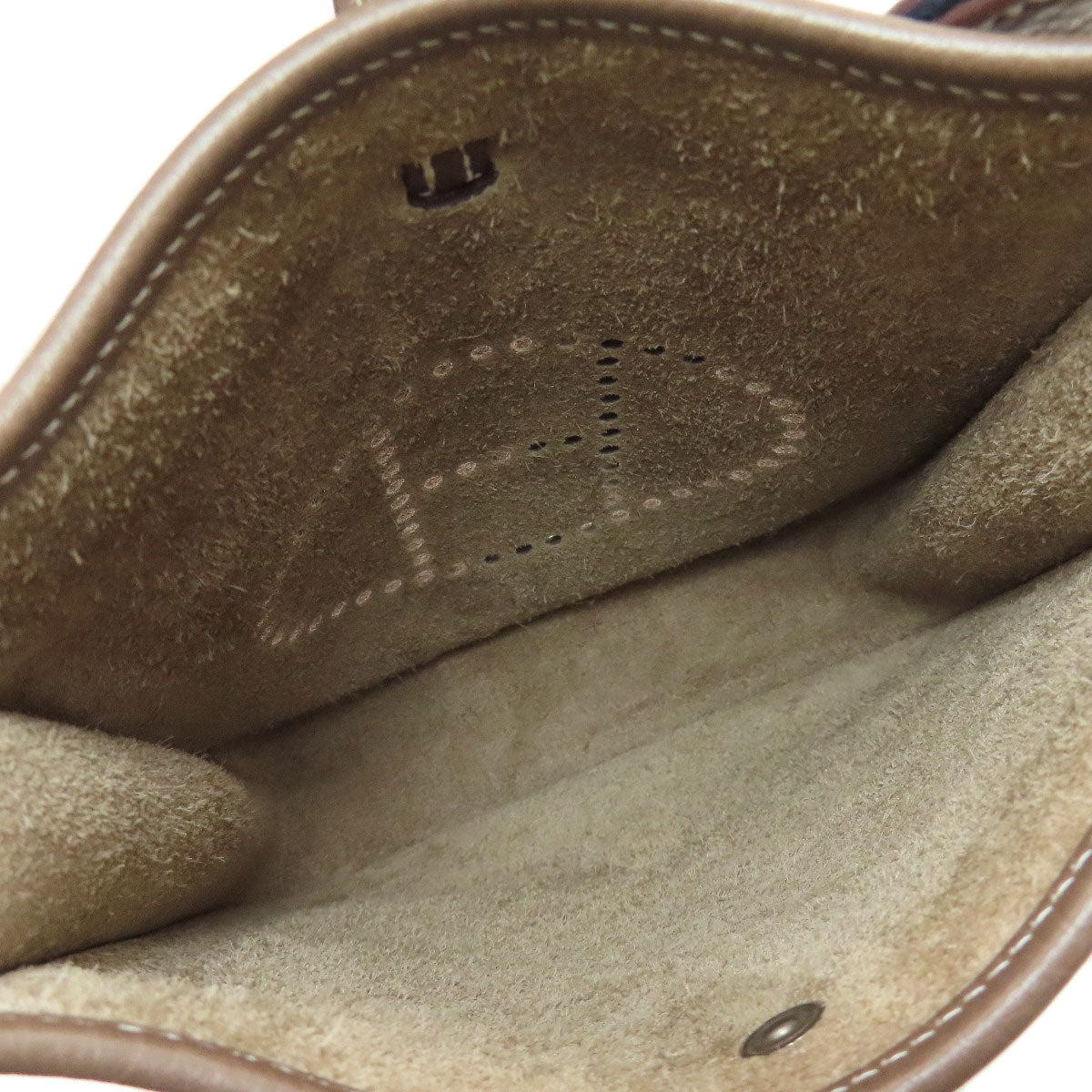 HERMES Evelyne TPM Etoupe SilverHardware Shoulder Bag Taurillon Clemence Ladies [Used]