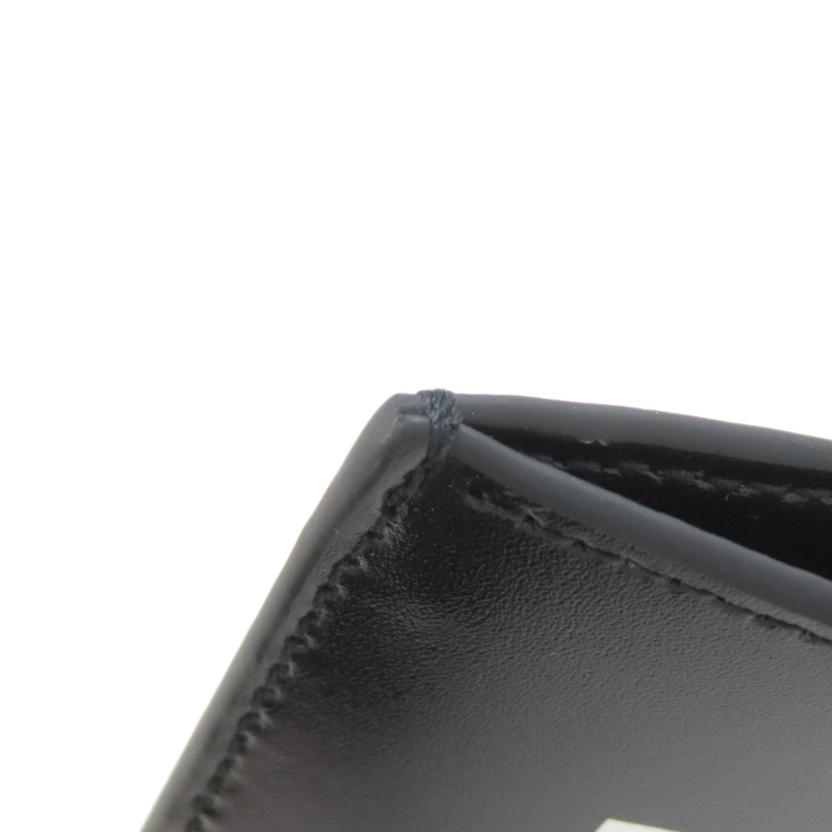 BALENCIAGA 640535 Logo print Card Case Leather Ladies [Used]