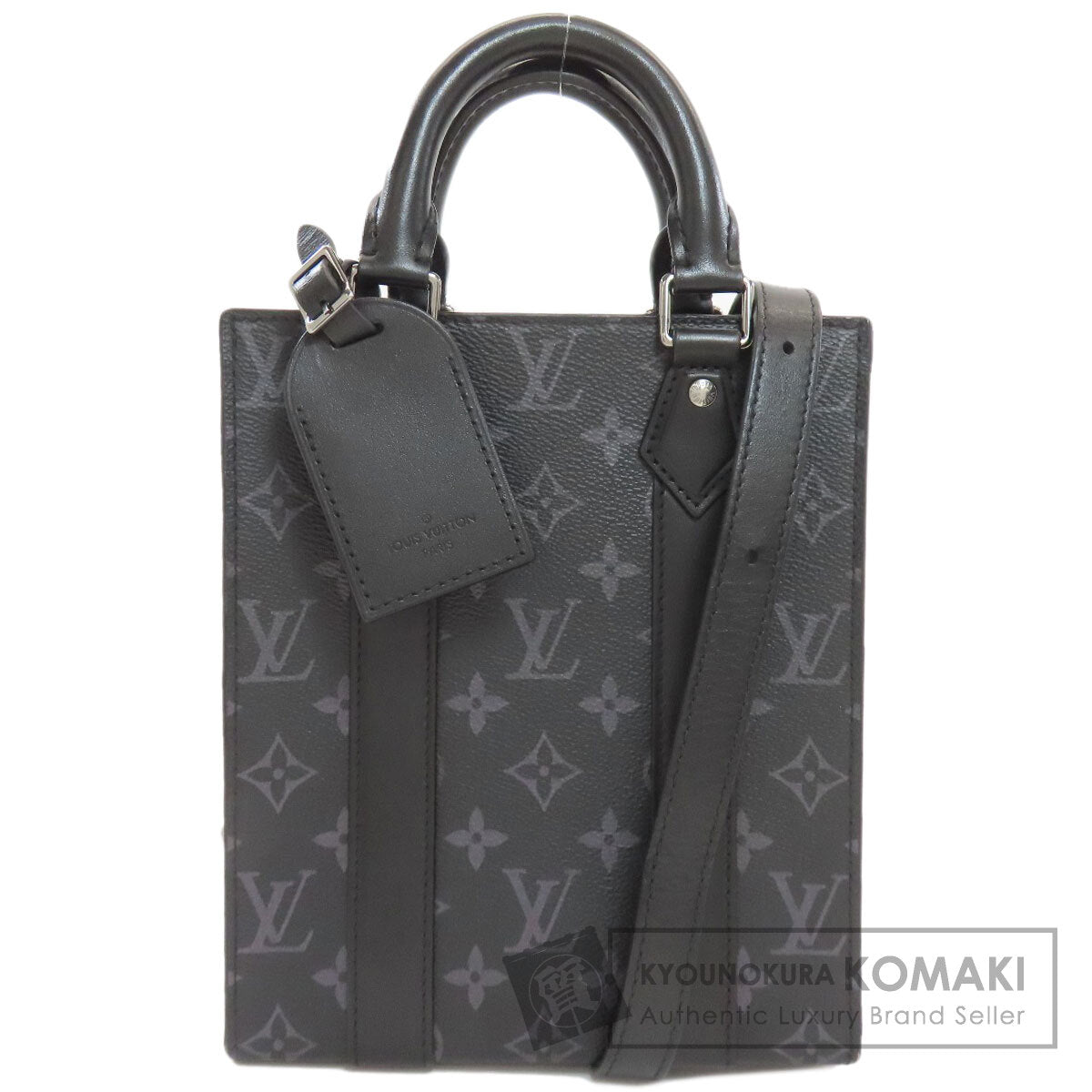 ルイヴィトン M46453 サックプラ MINI ハンドバッグ モノグラムエクリプス レディース 【中古】【LOUIS VUITTON】