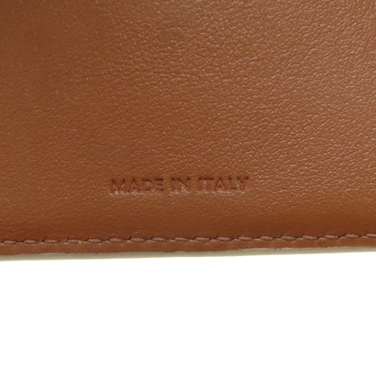 CELINE Macadam pattern tri-fold wallet Bifold Wallet with Coin Pocket Leather Ladies [Used]
