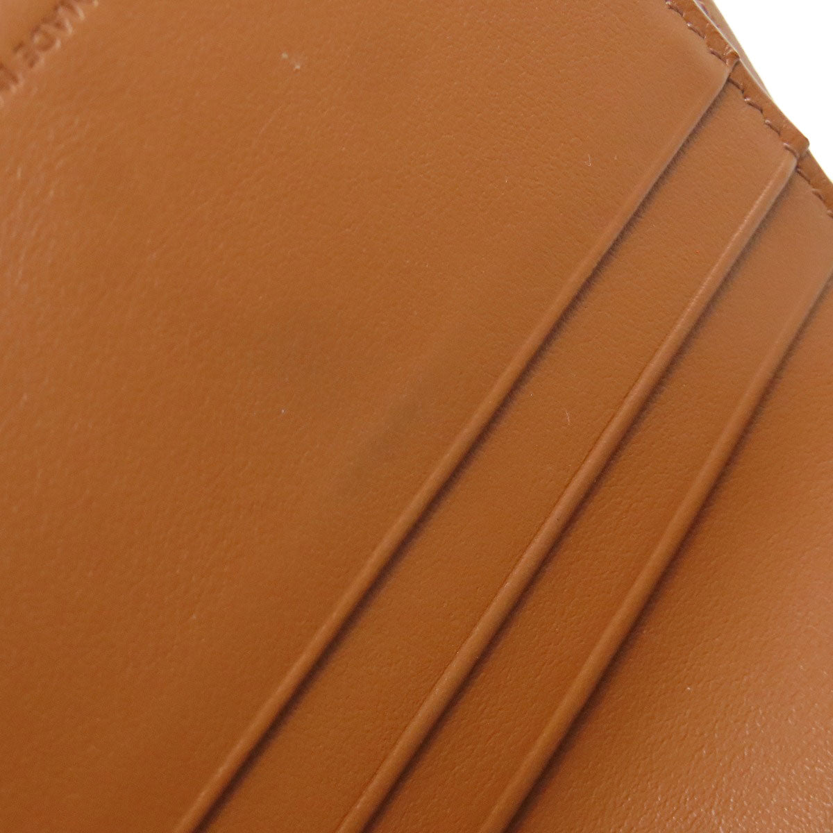 CELINE Macadam pattern tri-fold wallet Bifold Wallet with Coin Pocket Leather Ladies [Used]