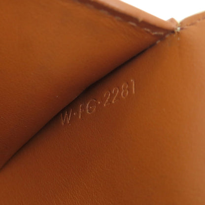 CELINE Macadam pattern tri-fold wallet Bifold Wallet with Coin Pocket Leather Ladies [Used]