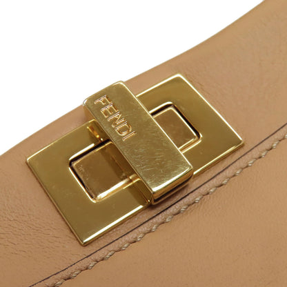 フェンディ ピーカブー ミニ フラワー 2WAY ハンドバッグ カーフ レディース 【中古】【FENDI】