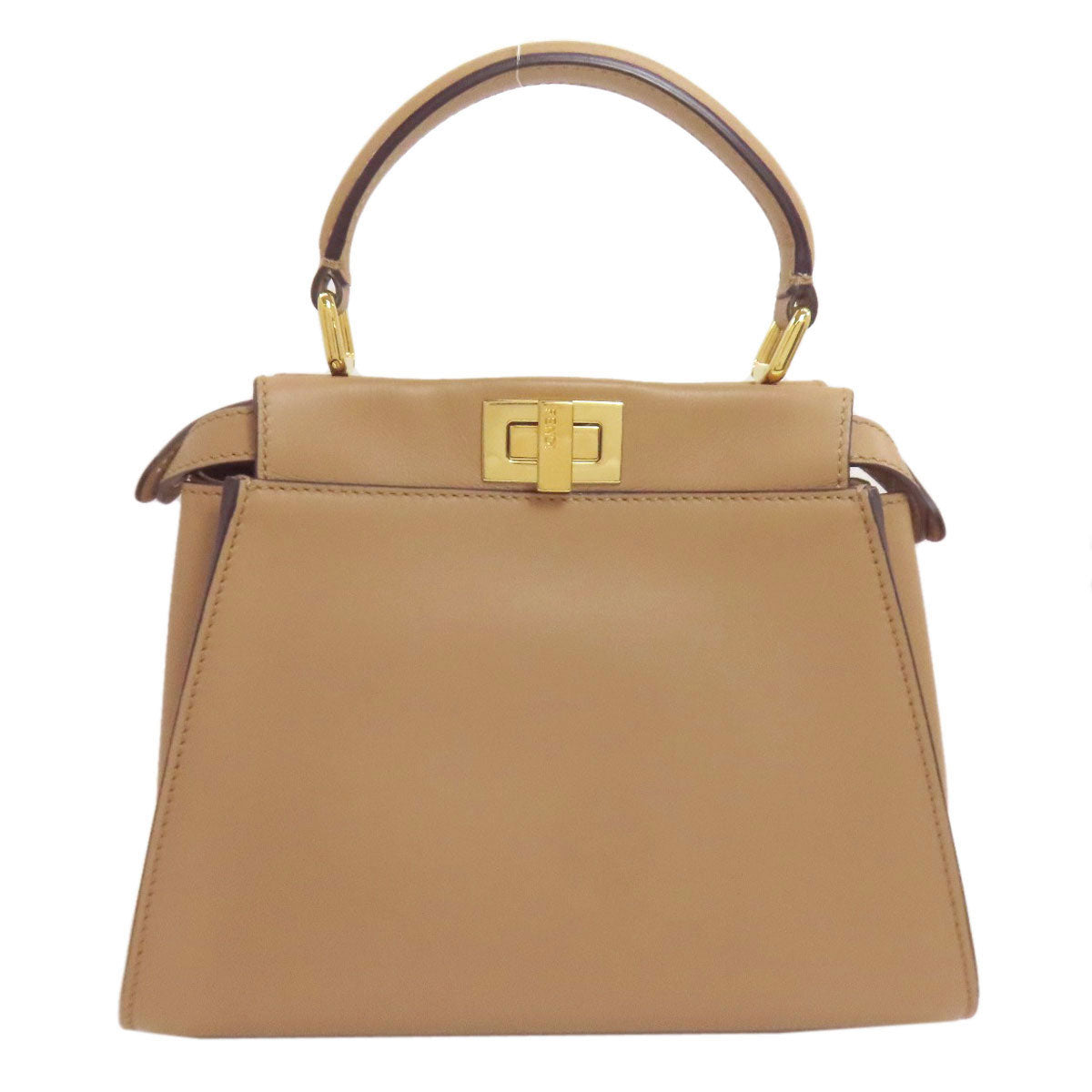 フェンディ ピーカブー ミニ フラワー 2WAY ハンドバッグ カーフ レディース 【中古】【FENDI】