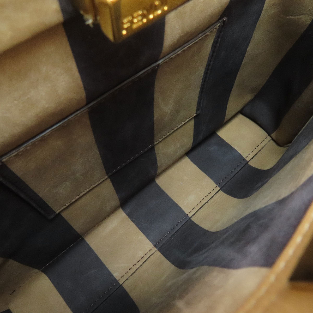 フェンディ ピーカブー ミニ フラワー 2WAY ハンドバッグ カーフ レディース 【中古】【FENDI】