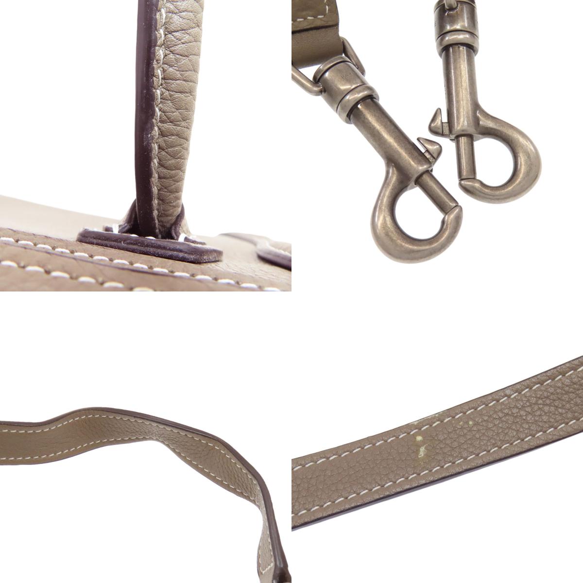 セリーヌ ラゲージナノ 2WAY ハンドバッグ カーフ レディース 【中古】【CELINE】