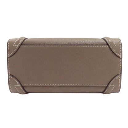 セリーヌ ラゲージナノ 2WAY ハンドバッグ カーフ レディース 【中古】【CELINE】