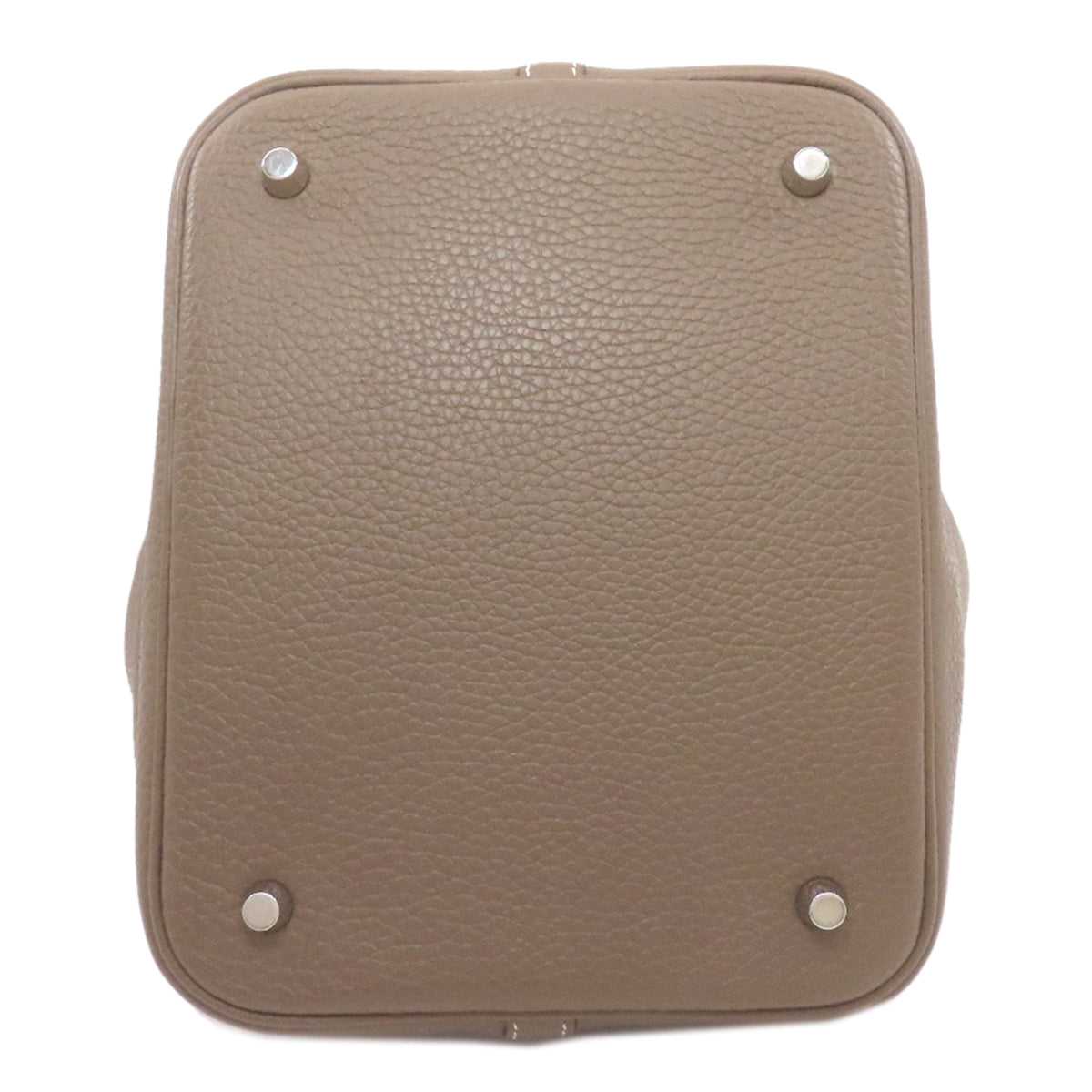 HERMES Picotin Lock MM Etoupe SilverHardware Handbag Taurillon Clemence Ladies [Used]