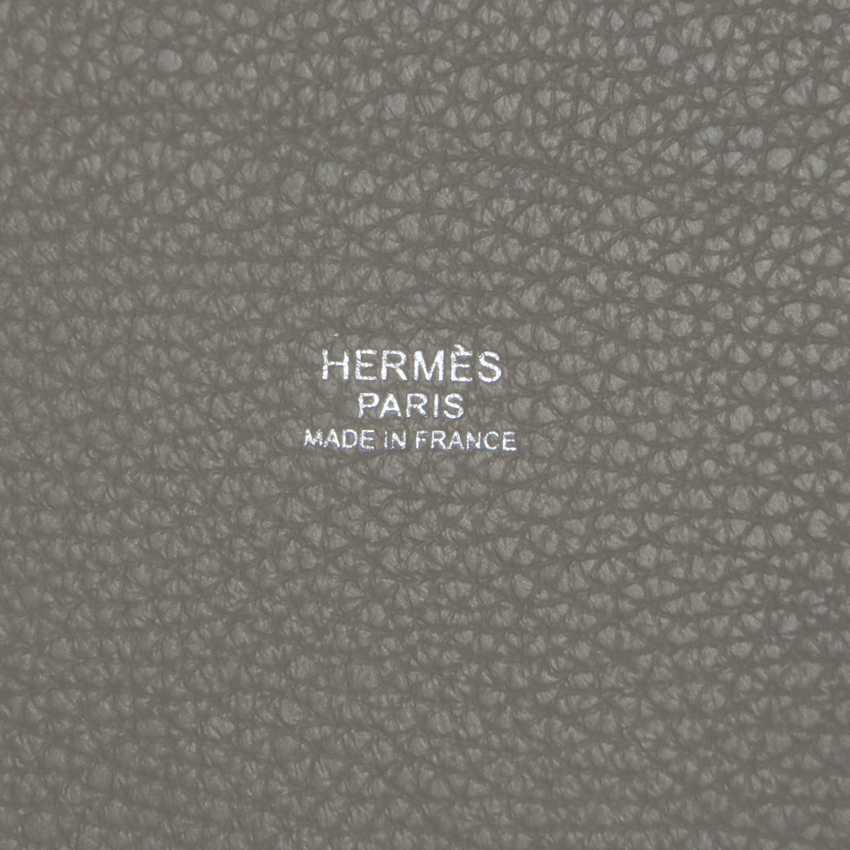 HERMES Picotin Lock MM Etoupe SilverHardware Handbag Taurillon Clemence Ladies [Used]