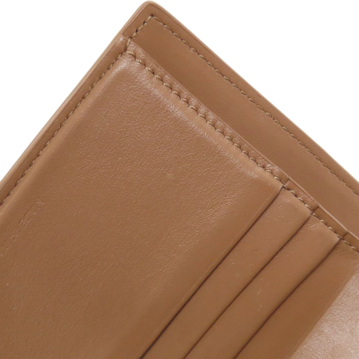 CELINE Macadam Tri-fold Wallet Bifold Wallet with Coin Pocket Leather Ladies [Used]
