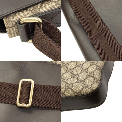 GUCCI 353429 GG Supreme Shoulder Bag PVC Ladies [Used]