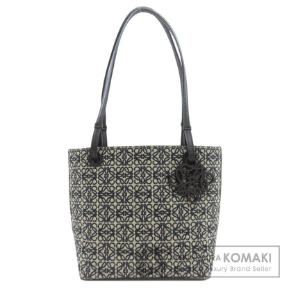 LOEWE anagram Tote Bag Canvas LeatherLadies [Used]