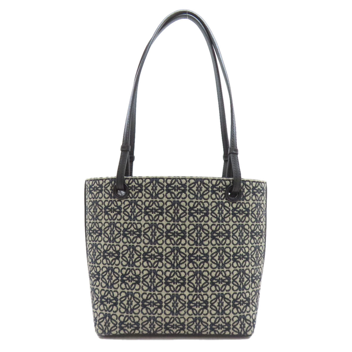 LOEWE anagram Tote Bag Canvas LeatherLadies [Used]