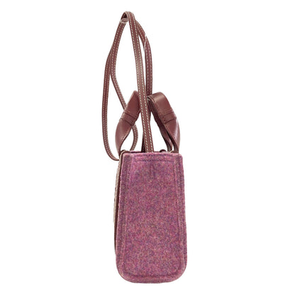 CHLOE Woody Mini 2WAY Handbag Felt LeatherLadies [Used]
