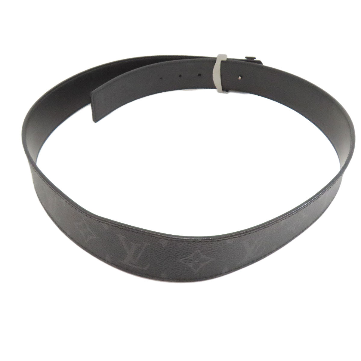 LOUIS VUITTON M9043 Santur LV Initial 40mm Reversible belt Monogram canvas mens [Used]