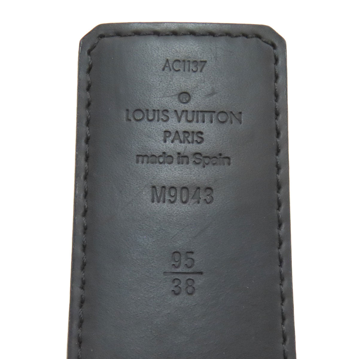 LOUIS VUITTON M9043 Santur LV Initial 40mm Reversible belt Monogram canvas mens [Used]