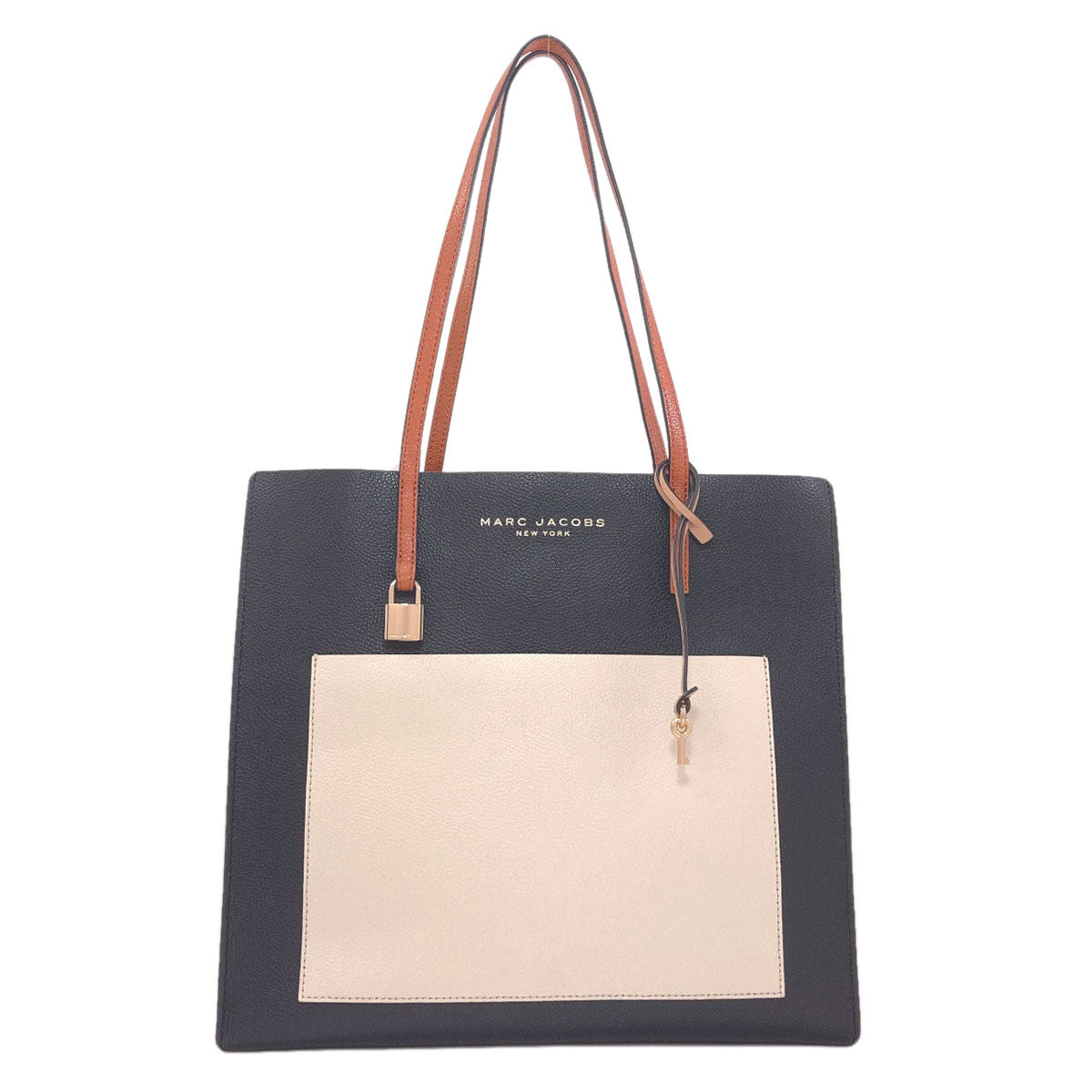 MARC JACOBS logo Tote Bag Leather Ladies [Used]