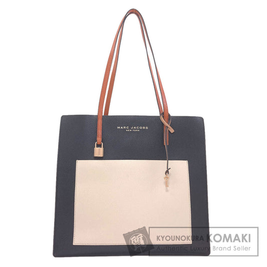 MARC JACOBS logo Tote Bag Leather Ladies [Used]