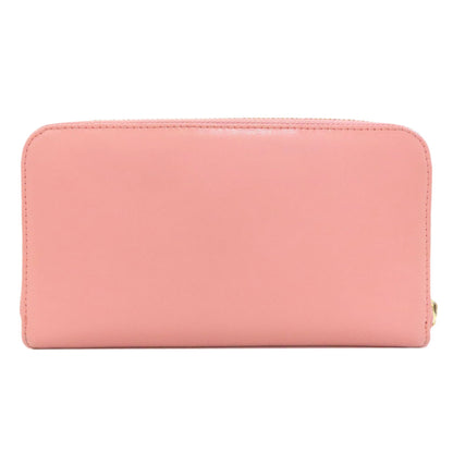 Salvatore Ferragamo Gancini Long wallet (with coin pocket) Leather Ladies [Used]