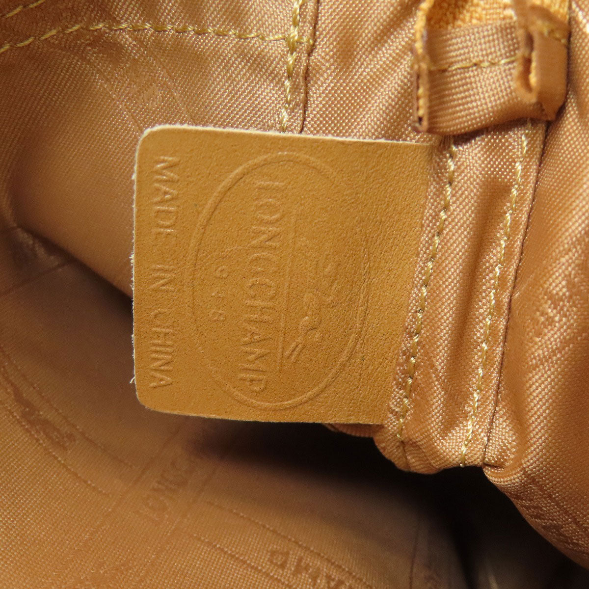 Longchamp logo Shoulder Bag Leather Ladies [Used]