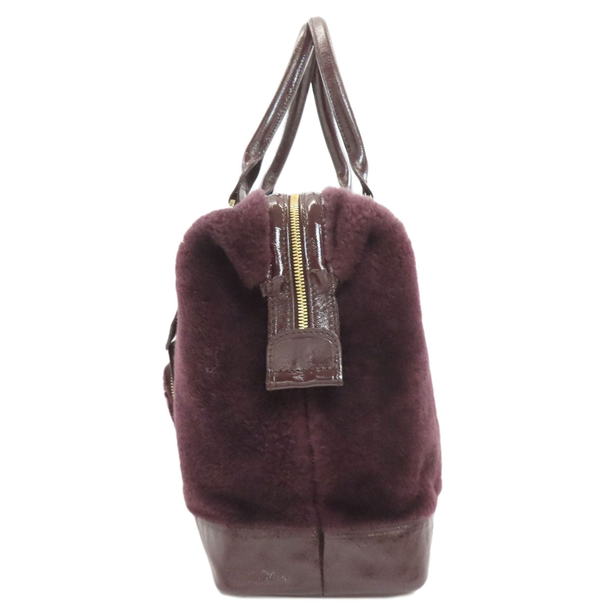 Longchamp logo Tote Bag Fur Ladies [Used]