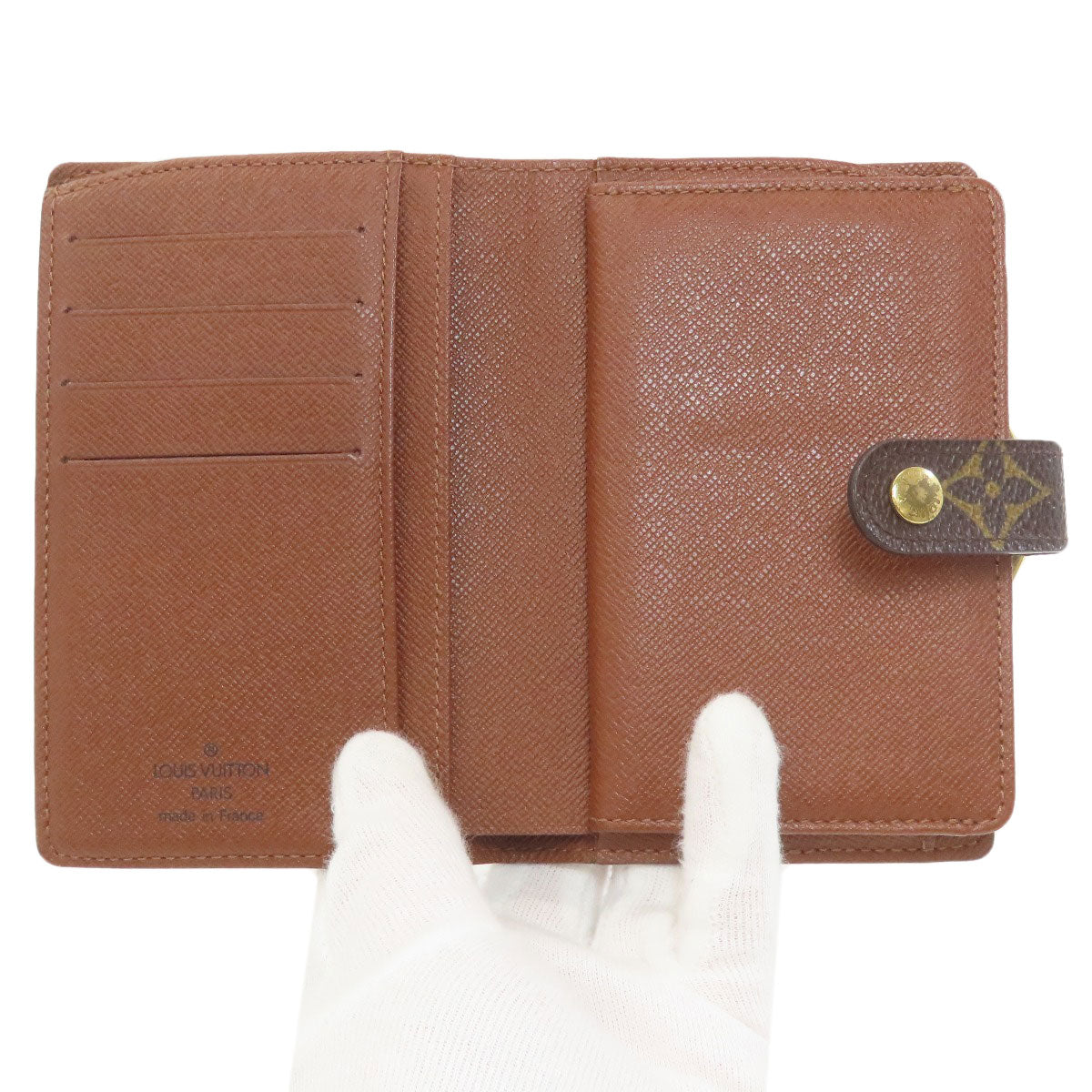 ルイヴィトン M61663 ポルトモネ ビエ ヴィエノワ 二つ折り財布（小銭入れあり） モノグラムキャンバス レディース 【中古】【LOUIS VUITTON】