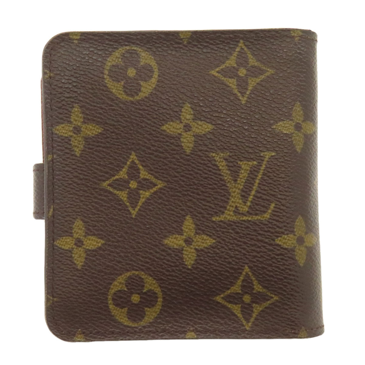 ルイヴィトン M61667 コンパクトジップ 二つ折り財布（小銭入れあり） モノグラムキャンバス レディース 【中古】【LOUIS VUITTON】