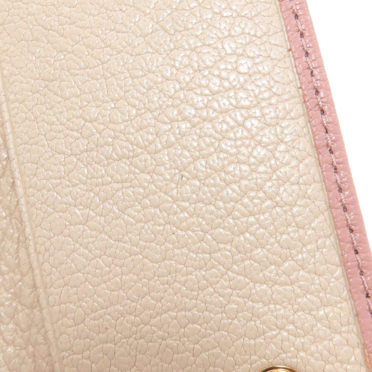 MIUMIU ribbon key holder Leather Ladies [Used]