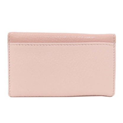 MIUMIU ribbon key holder Leather Ladies [Used]