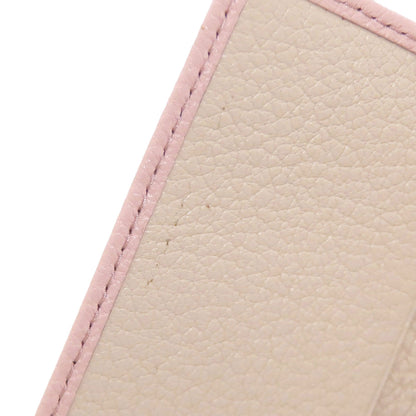MIUMIU ribbon key holder Leather Ladies [Used]