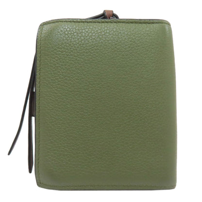 LOEWE Vertical Bifold Wallet with Coin Pocket Leather Ladies [Used]