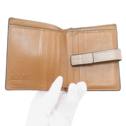 LOEWE Vertical Bifold Wallet with Coin Pocket Leather Ladies [Used]