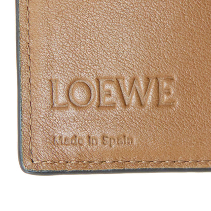 LOEWE Vertical Bifold Wallet with Coin Pocket Leather Ladies [Used]