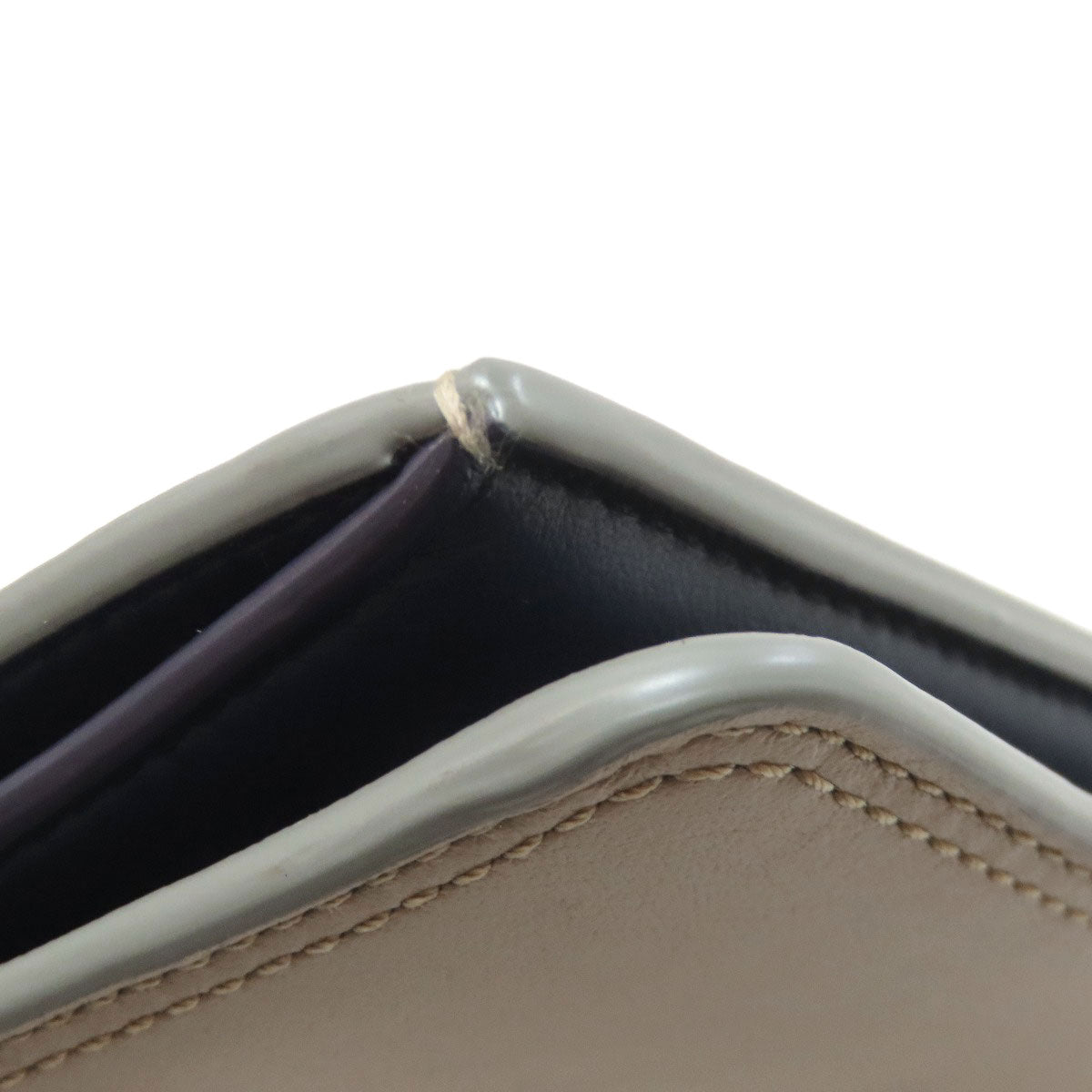 J&M Davidson logo Long wallet (with coin pocket) Leather Ladies [Used]