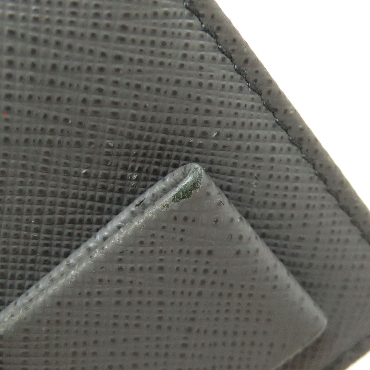 PRADA Fiocco Card Case Safiano Ladies [Used]