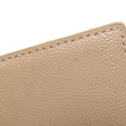 SAINT LAURENT logo key holder Leather Ladies [Used]