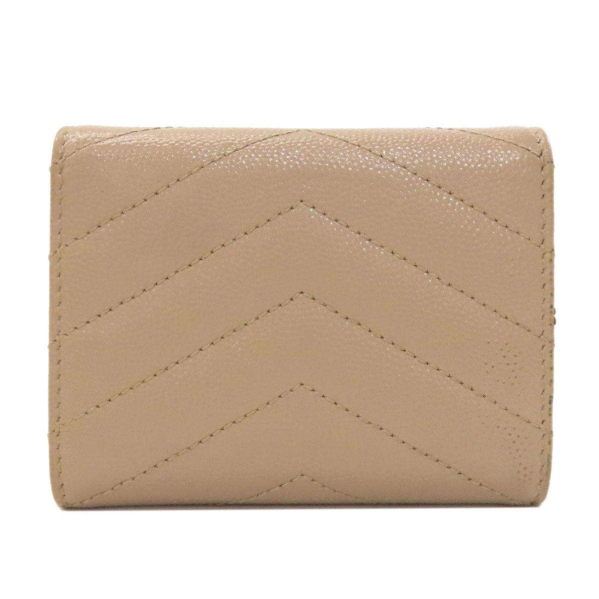 SAINT LAURENT logo key holder Leather Ladies [Used]